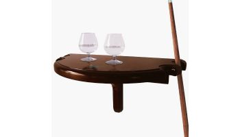 Hathaway Premium Half Moon Wall Shelf | Walnut | NG2552W BG2552W