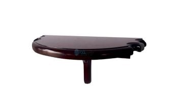 Hathaway Premium Half Moon Wall Shelf | Mahogany | NG2552M BG2552M