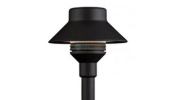 FX Luminaire TM 1 LED Path Light | Flat Black | 12" Riser | TM1LED12RFB KIT