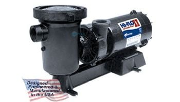 Waterway CSA Hi-Flo II Side Discharge 48-Frame 1HP Above Ground Pool Pump 115V 10.3 Amps | 25' NEMA Cord | PHC1100-25