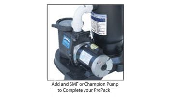 Waterway ProPack ProClean Plus Inground Pool Single Cartridge System with Base and Fitting Package | 200 Sq. Ft. | 520-7500-0