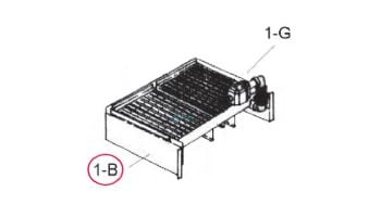 Raypak Burner Tray with Burners | 001853F