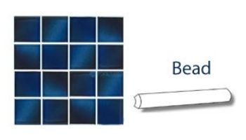 Fujiwa Tile KLM Series 1x3 Bead Tile | Misty Blue | KLM04-330