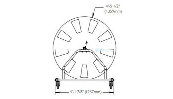 S.R.Smith XL Capacity Lane Line Storage Reel | Silver Gray | 38000