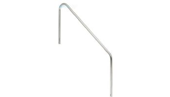 SR Smith 2 Bend 4' Handrail with 12" Extension on Both Legs Stainless Steel | 316 Grade | 049 Wall Residential | 2HR-4-049-2-MG