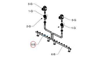 Raypak Manifold Lower | 007448F