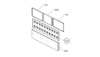Raypak Lower Rear Jacket Panel | 009763F