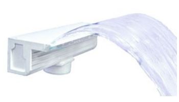 Natural Wonders Arch Waterfall 12" with 1" Lip Back Port | White | 25577-150-000
