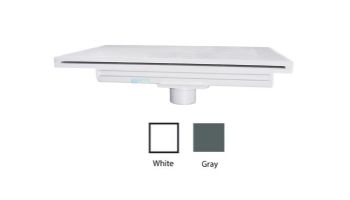 Natural Wonders Classic 48" Waterfall with | 6" Lip Bottom Port | Gray | 25576-431-000
