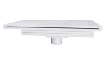 Natural Wonders Classic 48" Waterfall with | 12" Lip Bottom Port | White | 25576-430-120