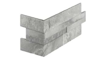 National Pool Tile Carrara Porcelain Tile Corner | Grigio Gray | CRA-GRIGIO CNR