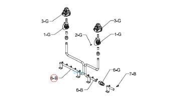 Raypak Manifold Lower | 008972F