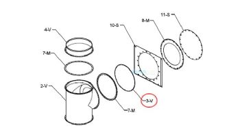 Raypak Flue Exhaust Tee Cap | 009707F