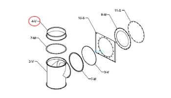 Raypak Flue Exhaust Adapter | 009711F