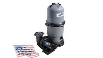Waterway ClearWater II Above Ground Pool D.E. Standard Filter System | 1HP Pump 12 Sq. Ft. Filter | 3' NEMA Cord | 520-5007-6S