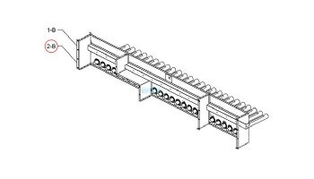 Raypak Burner Mounting Assembly | 009608F