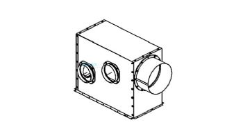 Raypak Intake Air Distribution Box | 009670F