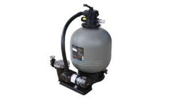 Waterway Carefree Above Ground Pool 26" Top Mount Sand Deluxe Filter System | 1.5HP Pump 3.5 Sq. Ft. Filter | 3' Twist Lock Cord | FSS026915-3S