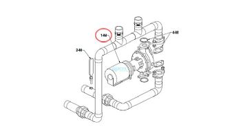 Raypak Bypass Pump Br 1/4 HP 4.5" Impeller | 007226F | 018783F