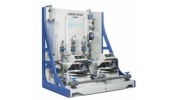 Blue-White Chem-Feed Plastic Dual Skid | CFPS-2