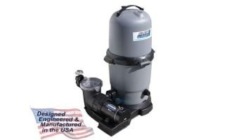 Waterway ClearWater II Above Ground Pool D.E. Deluxe Filter System | 1HP 2-Speed Pump 18 Sq. Ft. Filter | 3' NEMA Cord | FDS067107-6