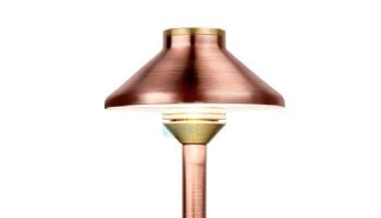 FX Luminaire JS 3 LED Path Light | Copper | Zone Dimming | 18" Riser | JSZD3LED18RACU KIT