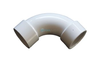 Waterco 2" 50mm Socket PVC Sweep Elbow 90 Degree | White | Pressure Rated | 121552