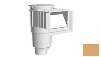 AquaStar Flow Star Skimmer with Water Stop Face, Float Assembly, Basket, Lid, Adjustable Collar and 4" Socket Sump | Black | SKR102D