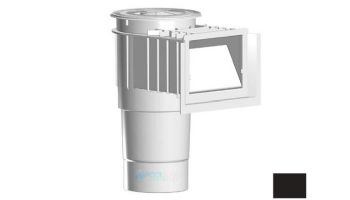 AquaStar Flow Star Skimmer with Water Stop Face, Float Assembly, Basket, Lid, Adjustable Collar and 6" Socket Sump | Black | SKR102F