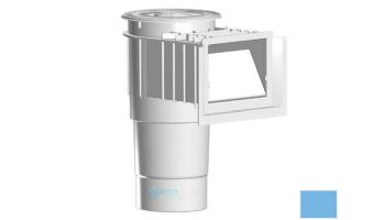 AquaStar Flow Star Skimmer with Water Stop Face, Float Assembly, Basket, Lid, Adjustable Collar and 6" Socket Sump | Blue | SKR104F