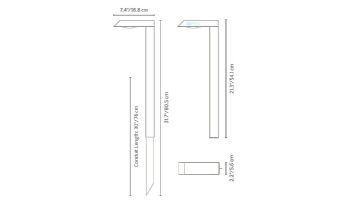 FX Luminaire M-PL LED Path Light | Zone Dimming + Color | Black | M-PL-ZDC-FB | MP40ZDCFB