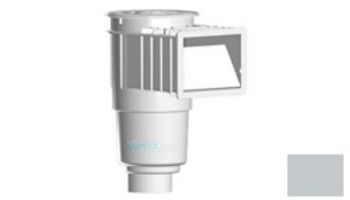 AquaStar Flow Star Skimmer with Flush Face, Float Assembly, Basket, Lid, Adjustable Collar and 4" Socket Sump | White | SKR201D