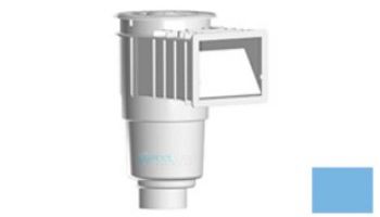 AquaStar Flow Star Skimmer with Flush Face, Float Assembly, Basket, Lid, Adjustable Collar and 4" Socket Sump | White | SKR201D