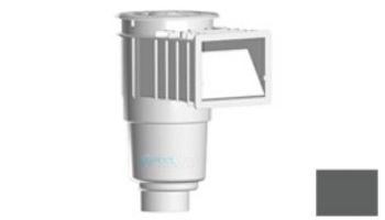 AquaStar Flow Star Skimmer with Flush Face, Float Assembly, Basket, Lid, Adjustable Collar and 4" Socket Sump | White | SKR201D