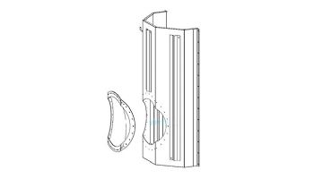 Raypak Flue Collector Rear | 012275F
