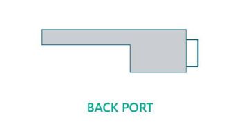 Natural Wonders 24" Arch Waterfall with 9" Lip Back Port | White | 25577-260-900