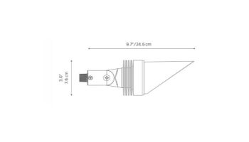 FX Luminaire Down Light 3 LED | Black | DE-3LED-FB
