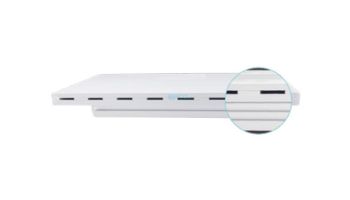 Natural Wonders 12" Streamfall with 12" Lip Back Port | White | 25588-130-120