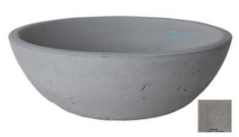 Water Scuppers & Bowls Marseilles Planter Bowl | 21" Charcoal Sandblasted | WSBMARS21CHAR