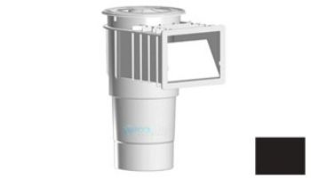 AquaStar Flow Star Skimmer with Flush Face, Float Assembly, Basket, Lid, Adjustable Collar and 6" Socket Sump | Black | SKR202F