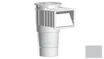 AquaStar Flow Star Skimmer with Flush Face, Float Assembly, Basket, Lid, Adjustable Collar and 6" Socket Sump | Light Gray | SKR203F