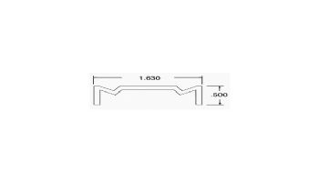 Stegmeier Re-Cover Channel Drain | 10' White | RCD-W