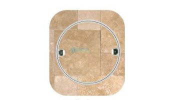 AquaStar Fillable Standard 10" Skimmer Lid and Frame | Clear | FL10100