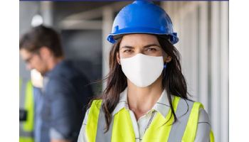 GALE GUARD Reusable Face Mask with Antimicrobial Treated Fabric | Single Mask | 454319