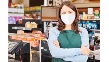 GALE GUARD Reusable Face Mask with Antimicrobial Treated Fabric | Single Mask | 454319
