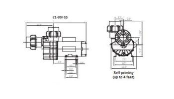 Speck Pumps 21-80/33GS 4HP 3 Phase Single Speed Pump | SA103-1400F-000