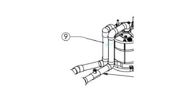 Jandy JE Series Water Manifold Outlet 2000/2500 | R0573600