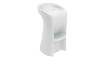 Ledge Lounger Signature Collection Barstool | Bar Height - Seat Height 29.5" | White | LL-SG-BS42-W