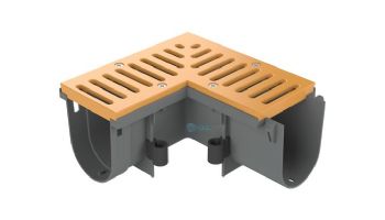 AquaStar 90Deg. Sump Dry Deck, Deck Drain | Tan | DD6130