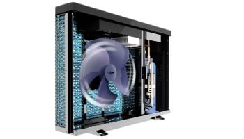 Raypak Crosswind 50-I Inverter Technology Heat and Cool Pump | 44,750 BTUH | Spiral Titanium Heat Exchanger | Digital Controls | 50-I-M 017744 | 50-I-D 017748 | 50-I-R 017740